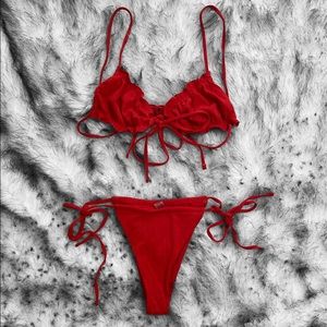 NWOT Red bikini